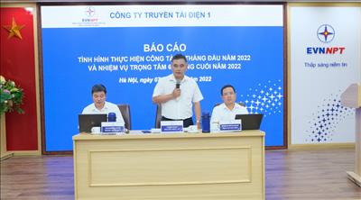 PTC1 tổ chức Hội nghị sơ kết tình hình thực hiện kế hoạch 6 tháng đầu năm 2022 và triển khai kế hoạch 6 tháng cuối năm 2022