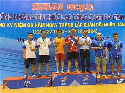 PTC1 tham gia Hội khỏe CNVCLĐ quận Ba Đình 2024