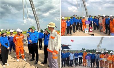 Hơn 4.000 đoàn viên thanh niên tình nguyện hỗ trợ Dự án đường dây 500kV mạch 3