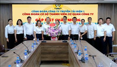 Công đoàn cơ sở thành viên Cơ quan PTC1 tổ chức gặp mặt nhân kỷ niệm 94 năm ngày thành lập Công đoàn Việt Nam