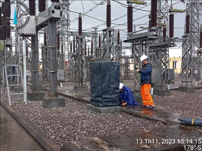 PTC2 triển khai ứng phó mưa lớn đảm bảo vận hành an toàn lưới điện.