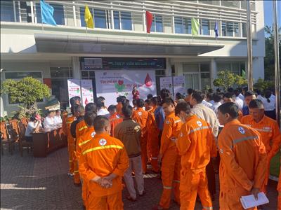 PTC2 hưởng ứng Tuần lễ hồng EVN lần IX