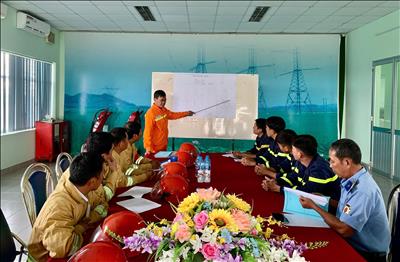 Diễn tập phương án chữa cháy và cứu nạn cứu hộ năm 2024 tại Trạm biến áp 500kV Ô Môn (Cần Thơ)