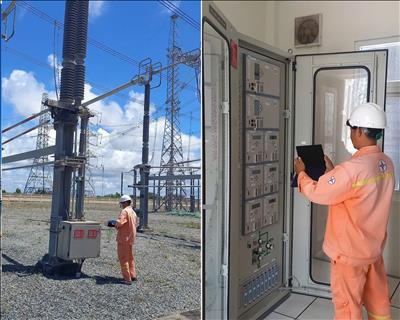 Trạm biến áp 500kV Duyên Hải tăng cường các giải pháp đảm bảo cung cấp điện dịp Lễ 30/4 và 01/5/2025