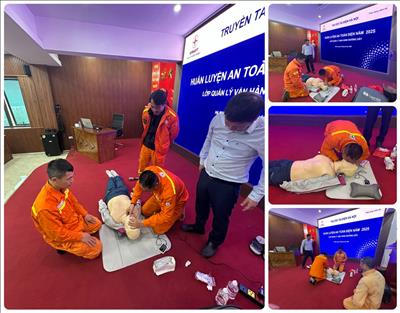 Truyền tải điện Hà Nội hoàn thành huấn luyện và sát hạch an toàn điện năm 2025