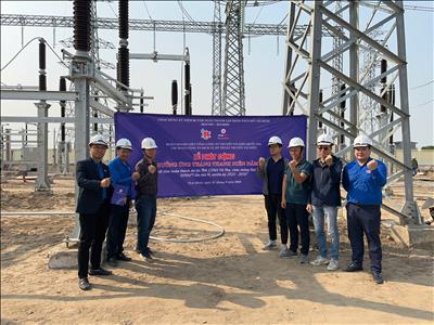 Đoàn thanh niên NPTS phát động phong trào “Quyết tâm hoàn thành dự án TBA 220kV Vũ Thư và đấu nối, chào mừng Đại hội Đảng bộ EVNNPT lần thứ IV”