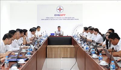 Rà soát tình hình thực hiện kế hoạch năm 2023 của Ban QLDA các công trình điện miền Trung