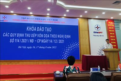 NPMB tổ chức khóa đào tạo về các Quy định thu xếp vốn ODA theo Nghị định số 114/2021/NĐ-CP 