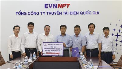 EVNCPC thăm hỏi, động viên và hỗ trợ EVNNPT để sớm khắc phục thiệt hại do bão số 3 gây ra