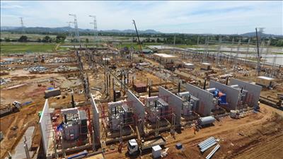 Nỗ lực thi công để đưa Dự án Trạm biến áp 500kV Thanh Hóa về đích