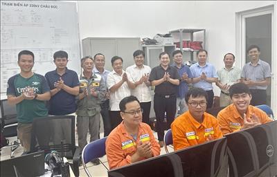 Đóng điện máy biến áp thứ 2 Trạm biến áp 220kV Châu Đức, tăng cường đảm bảo điện cho tỉnh Bà Rịa - Vũng Tàu 