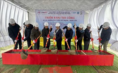 Triển khai thi công Dự án đường dây 220kV Đô Lương – Nam Cấm