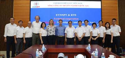 EVNNPT làm việc với Công ty Truyền tải điện Pháp về triển khai hệ thống thông tin quản lý tài sản lưới điện