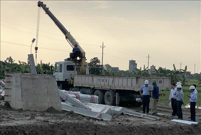 Lãnh đạo EVN, EVNNPT tiếp tục đôn đốc tiến độ thi công Dự án đường dây 500kV mạch 3 cung đoạn NMNĐ Nam Định I – Phố Nối