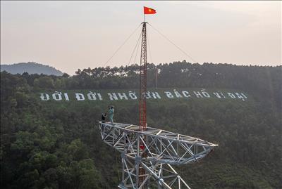 Thi công Dự án đường dây 500kV mạch 3 trên quê hương Bác Hồ (Nam Đàn – Nghệ An)