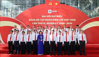 35 đại biểu Đảng bộ EVNNPT tham dự Đại hội Đảng bộ Tập đoàn Điện lực Việt Nam lần thứ IV, nhiệm kỳ 2025 – 2030