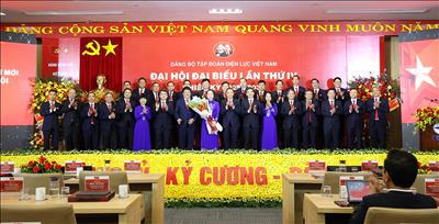 Đại hội đại biểu Đảng bộ Tập đoàn Điện lực Việt Nam lần thứ IV, nhiệm kỳ 2025-2030 thành công tốt đẹp