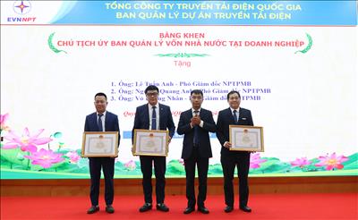 Ban Quản lý dự án Truyền tải điện đã hoàn thành xuất sắc nhiệm vụ trong năm 2024