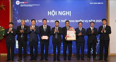 Công ty Truyền tải điện 1 đảm bảo truyền tải điện an toàn, liên tục, ổn định với sản lượng hơn 118 tỷ kWh trong năm 2024