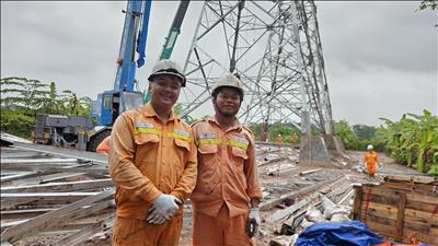 Thật vinh dự và tự hào khi trực tiếp được tiếp sức cho Dự án đường dây 500kV mạch 3
