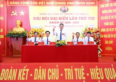 Đại hội Đảng bộ Công ty Truyền tải điện 3: Đoàn kết – Dân chủ - Trí tuệ - Hiệu quả