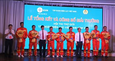 EVNNPT và ấn tượng Hội thi thợ giỏi Tập đoàn điện lực Việt Nam năm 2022