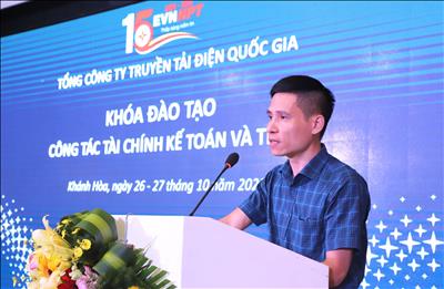 EVNNPT tổ chức Khóa đào tạo công tác tài chính kế toán và thuế năm 2023