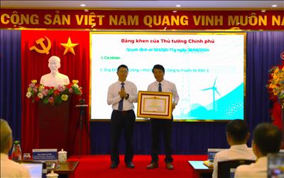 Công ty Truyền tải điện 3 đảm bảo truyền tải điện an toàn, liên tục, ổn định với mức tăng trưởng gần 16% so với năm 2023