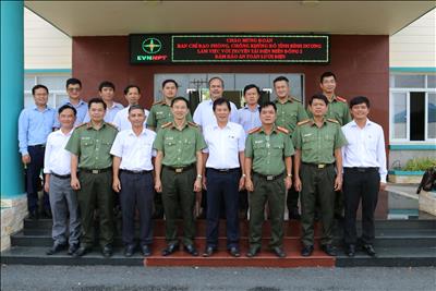 Công an tỉnh Bình Dương kiểm tra công tác phòng chống khủng bố tại đơn vị Truyền tải điện miền Đông 2
