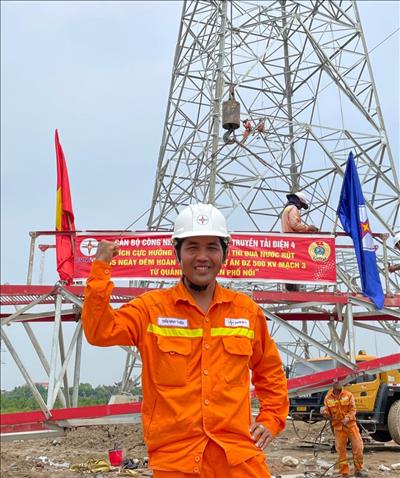 Trần Minh Thiện - gương lao động sáng tạo của Truyền tải điện miền Tây 2