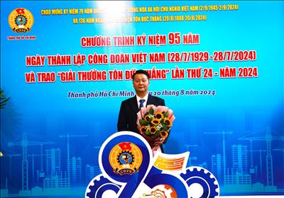 Kỹ sư Võ Sỹ Danh được trao tặng Giải thưởng Tôn Đức Thắng năm 2024
