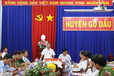Tăng cường công tác phối hợp bảo vệ công trình lưới truyền tải điện trên địa bàn huyện Gò Dầu, tỉnh Tây Ninh