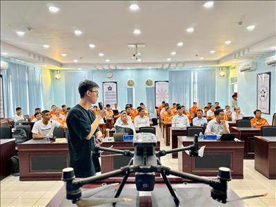 Truyền tải điện Thành phố Hồ Chí Minh tập huấn công nghệ quét Lidar UAV cho CBCNV 