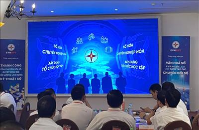 EVNNPT đào tạo nhận thức về Văn hóa số cho CBCNV năm 2022