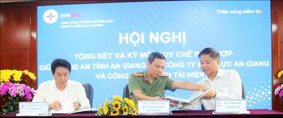 Tăng cường phối hợp giữa ngành Điện và lực lượng công an trên địa bàn tỉnh An Giang