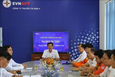 Nghiệm thu và triển khai ứng dụng phần mềm hỗ trợ thao tác trong công tác quản lý kỹ thuật trạm biến áp 