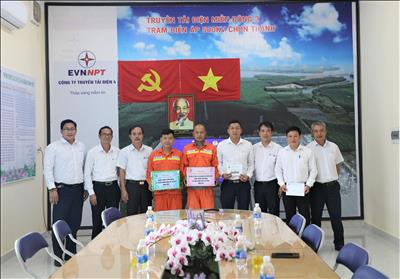 Công đoàn EVNNPT thăm hỏi, tặng quà và lắng nghe ý kiến người lao động các đơn vị khu vực phía Nam 