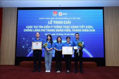 Tuổi trẻ EVNNPT đoạt 2 giải tại cuộc thi “Tìm kiếm ý tưởng thực hành tiết kiệm, chống lãng phí trong đoàn viên, thanh niên EVN” 