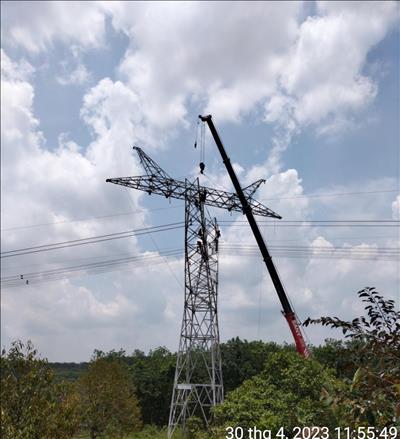 Không nghỉ lễ để xử lý khoảng cách pha - đất đường dây 500kV Đắk Nông – Cầu Bông
