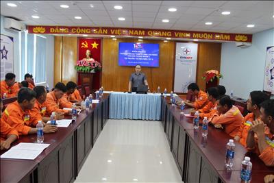 Truyền tải điện miền Tây 3 tổ chức huấn luyện định kỳ an toàn vệ sinh lao động cho đối tượng nhóm 3