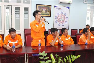Truyền tải điện miền Tây 3 tổ chức khóa đào tạo kiến thức an toàn giao thông, kỹ năng lái xe an toàn