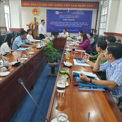 Hội nghị tổng kết công tác bảo vệ lưới điện truyền tải trên địa bàn huyện U Minh Thượng, tỉnh Kiên Giang
