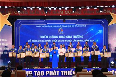 Tuổi trẻ EVNNPT có một công trình tiêu biểu nhận giải thưởng Đổi mới sáng tạo phát triển doanh nghiệp lần thứ III, năm 2024
