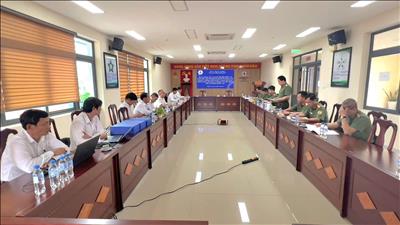 Thanh tra Bộ Công an làm việc về công tác bảo vệ công trình quan trọng liên quan đến an ninh quốc gia