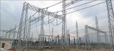 Dự án TBA 500kV Vĩnh Yên và đường dây đấu nối tăng tốc về đích